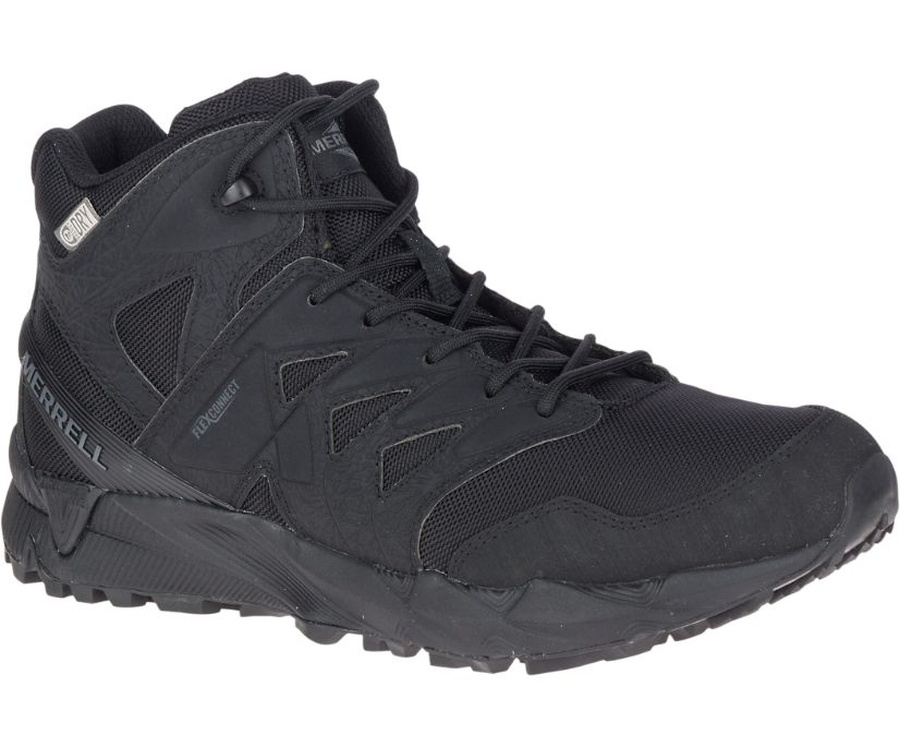 Buty Merrell Agility Peak Mid Tactical Wasserdicht - Buty Robocze Damskie Merrell - Czarne [NOZJF-06